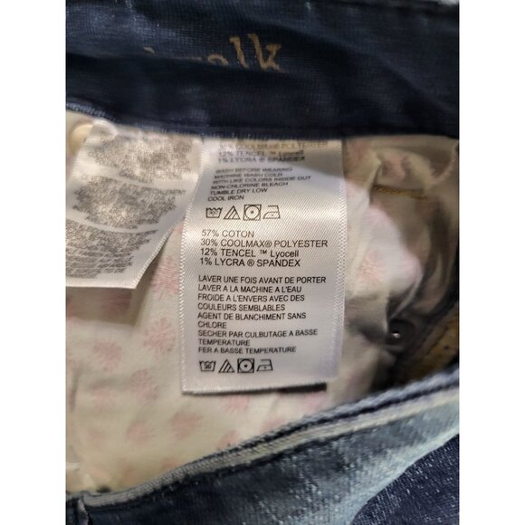 TOMMY BAHAMA Women's SZ 6 High Rise Boardwalk Jean Shorts Bermuda Skimmer - Picture 5 of 9